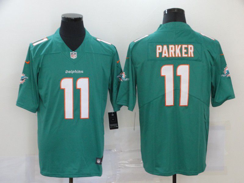 Men Miami Dolphins #11 Parker Green 2020 Vapor Untouchable Playe Nike NFL Jersey->customized soccer jersey->Custom Jersey